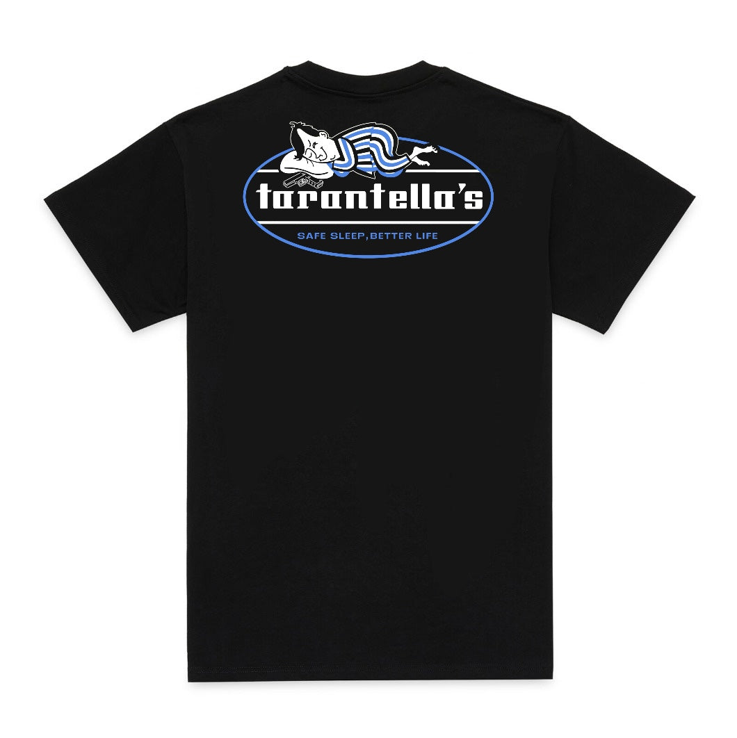 Safe sleep oversize black T-Shirt